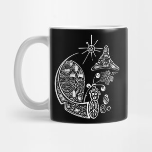 Puerto Rico Indigenous Taino Symbols Mug